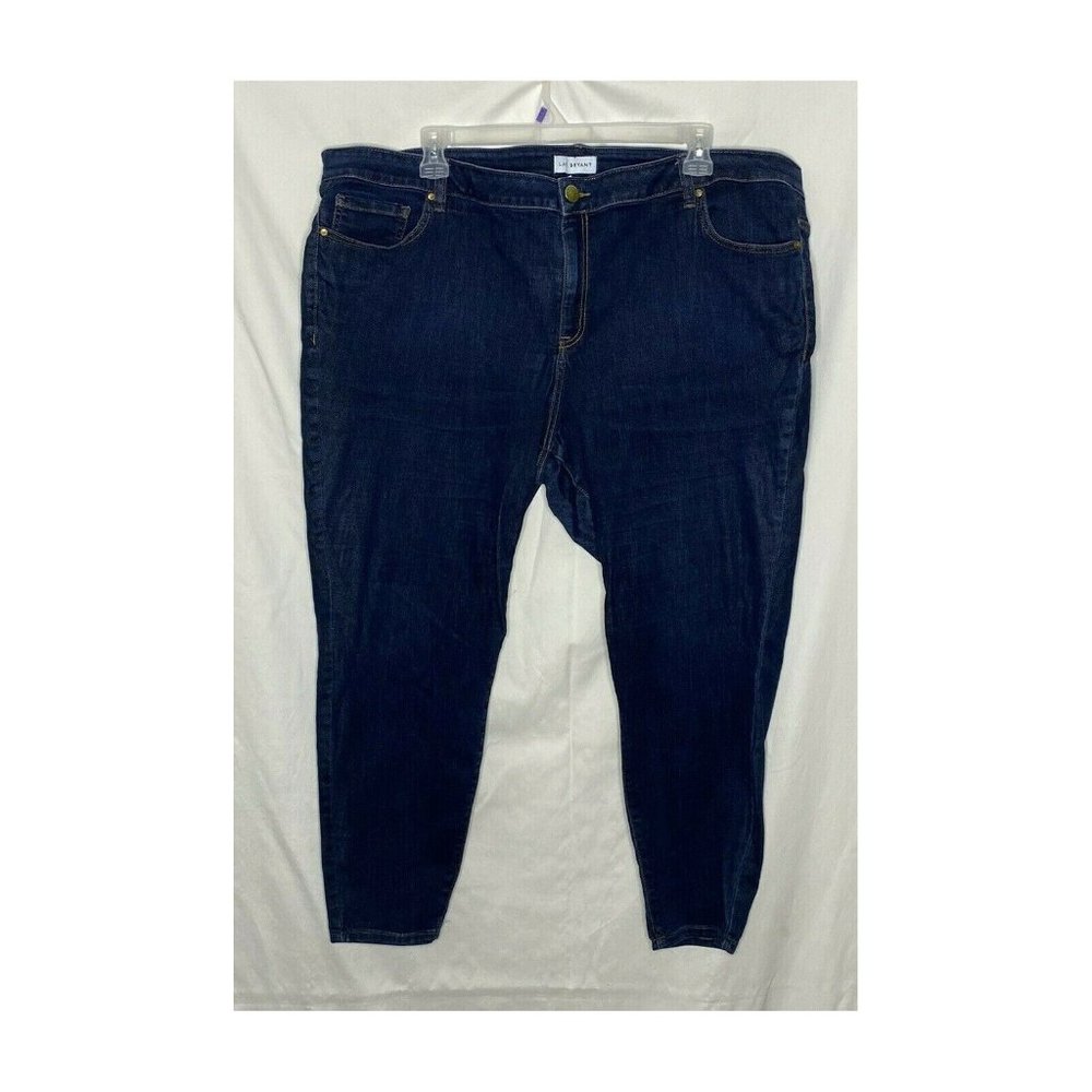 Lane Bryant Magic Waistband Blue Jeans Skinny Leg Dark Wash